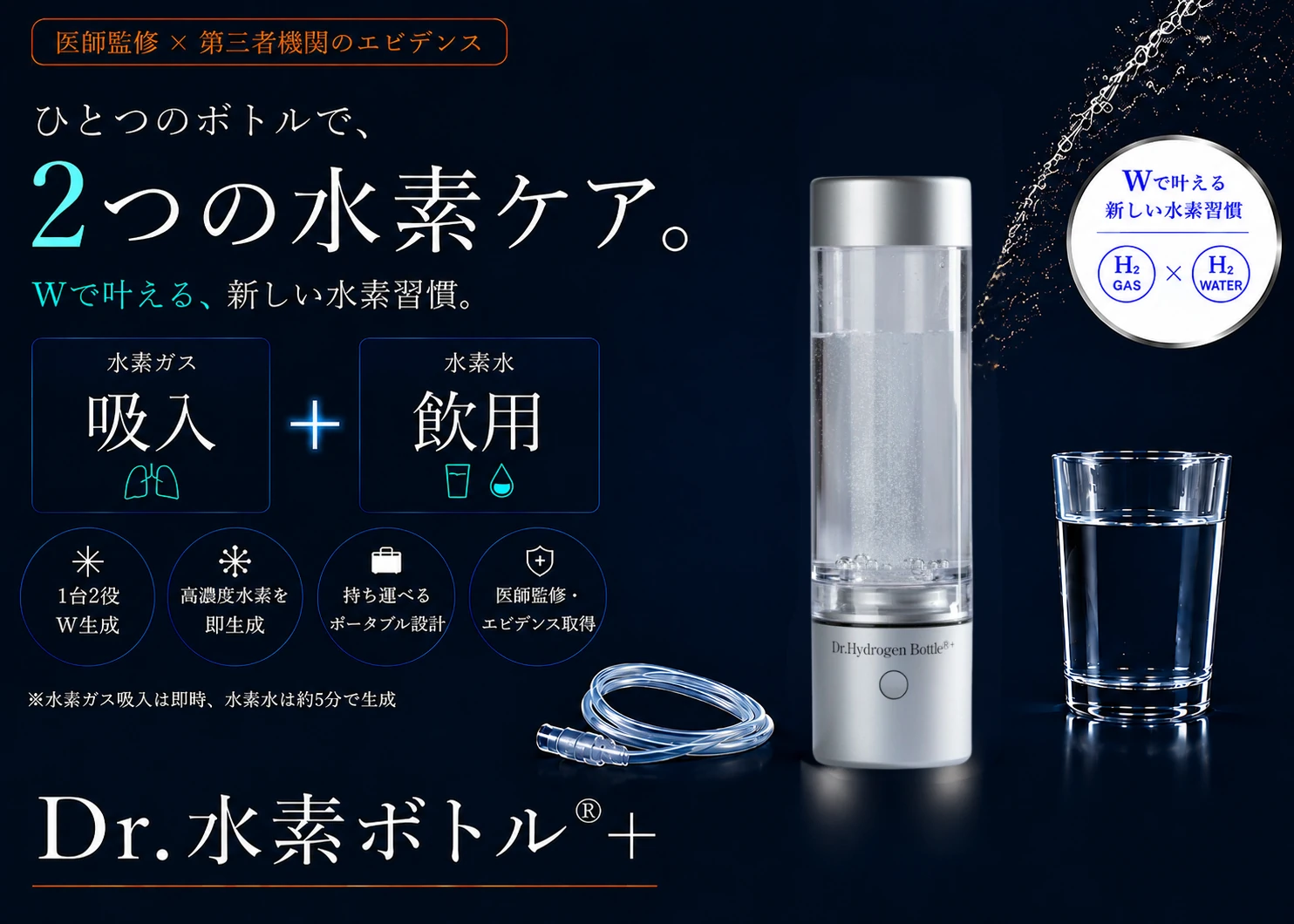 公式】Dr.水素ボトル＋ | 株式会社ストリ