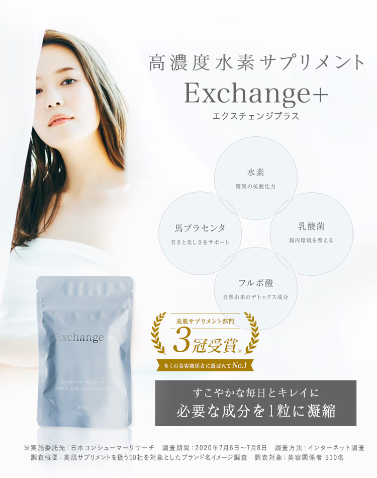 高濃度水素サプリメント Exchange+